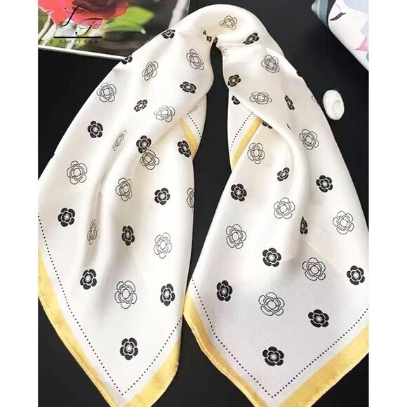 Satin Bandanas Head A32 Hot Scarf Women Lightweight Silk Hair Wrap Sleep Scarf - Picture 2 of 6